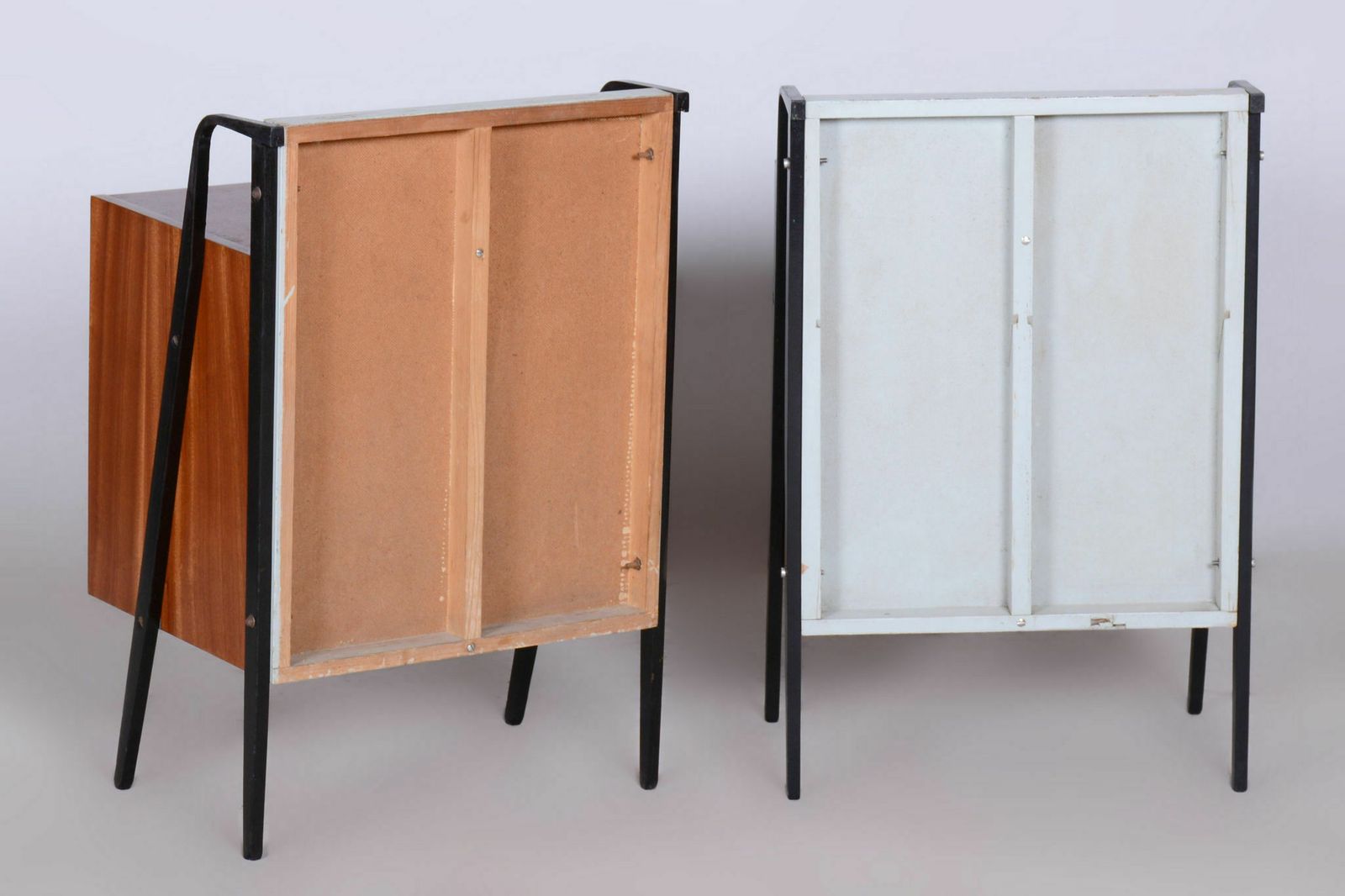 photo for sale Restored Midcentury Cabinet Set, Mahogany, Revived Polish, Central Europe, 1950s
