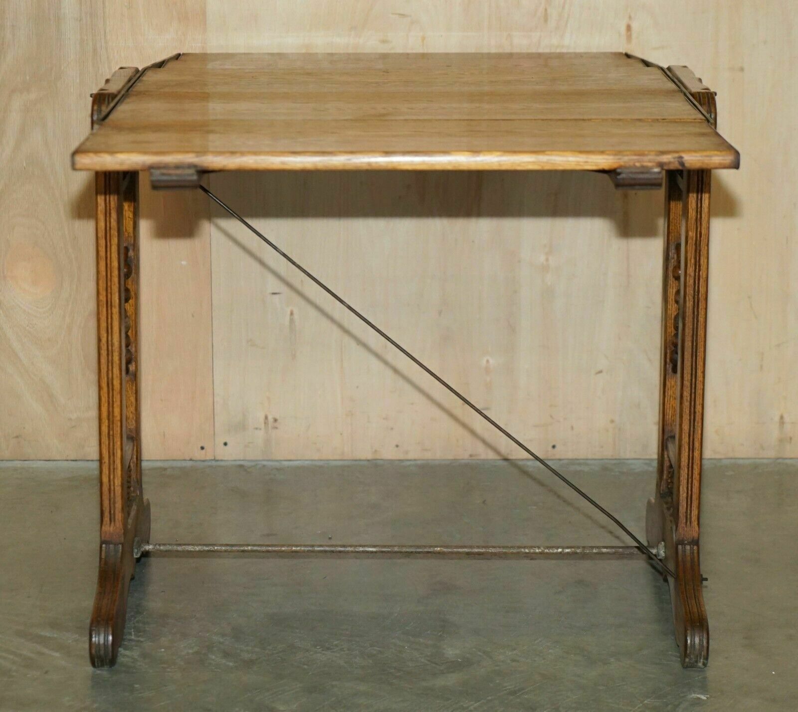 photo for sale Fully Restored Circa 1910 Boeckh Brothers Metamorphic Bakers Table Bookcase