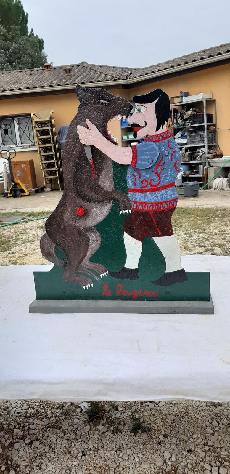 Old Fairground Game “Loup Garou”