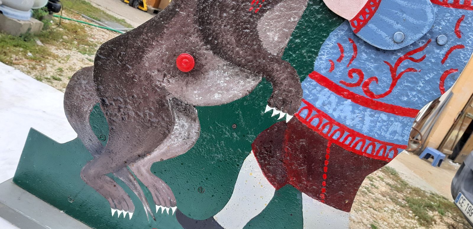 Old Fairground Game “Loup Garou” photo for sale