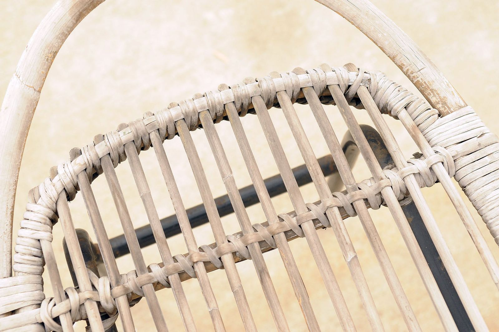 photo buy Mid Century Rattan Stool By Alan Fuchs, Uluv, 1960´S, Czechoslovakia