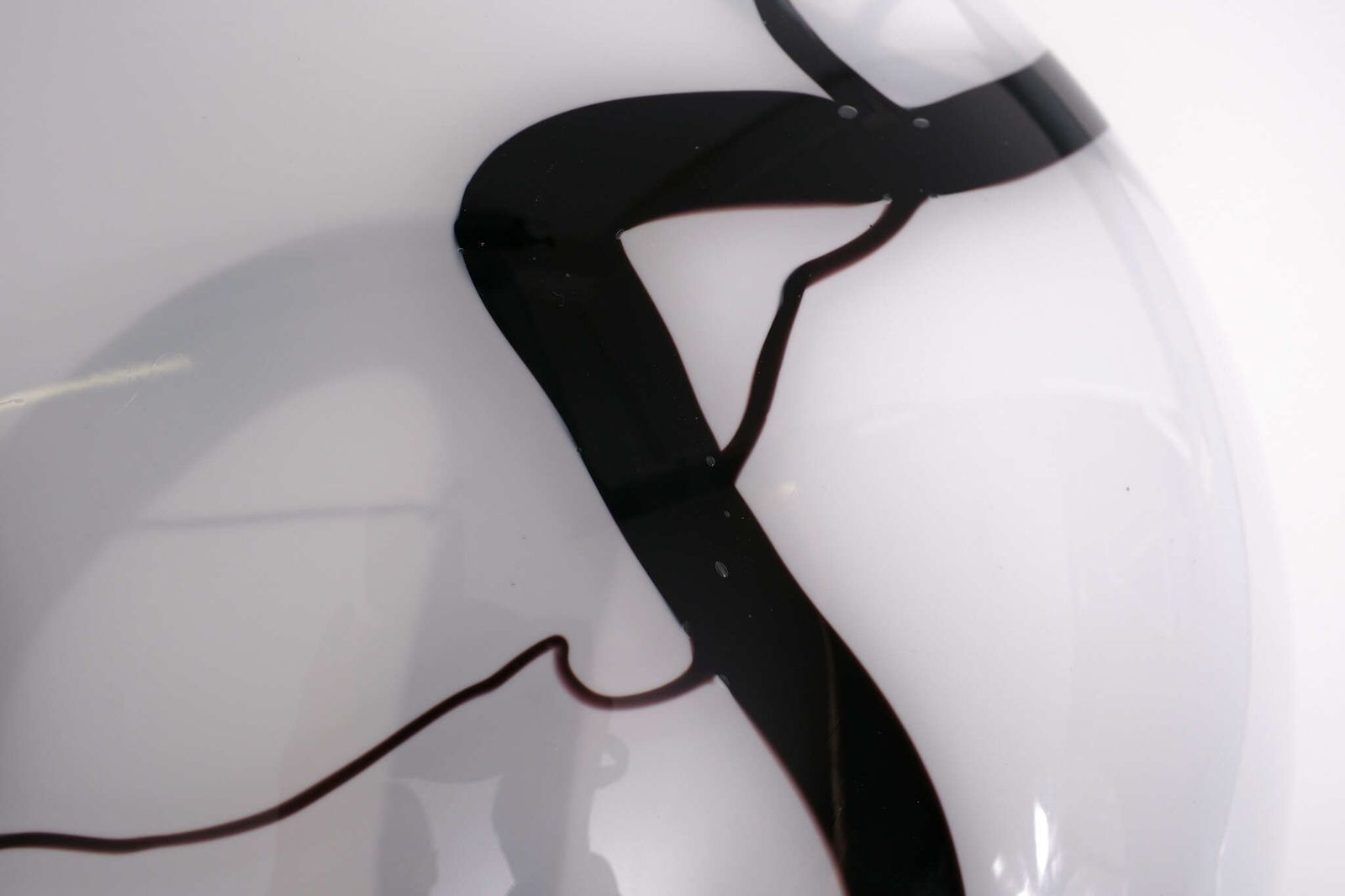 photo for sale Xl Dutch Design By Zijlstra Tiel , Glass Zebra Table Lamps 1980s