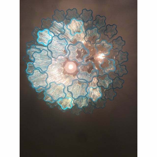 Italian Murano Glass Sputnik Chandelier , Lot Of 2 Or A Pair Of Chandeliers photo vintage