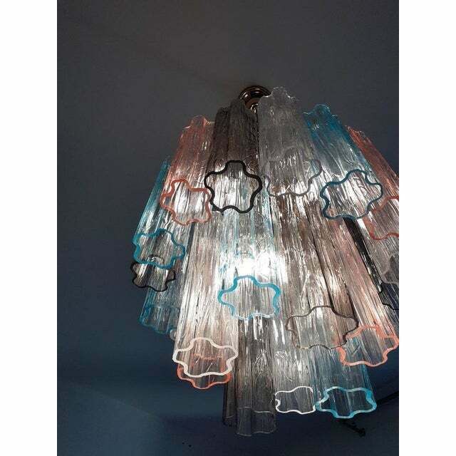 Contemporary Murano Glass Sputnik Chandelier Multicolors, Mazzega Style , Lot Of 2 Or A Pair Of Chandeliers photo furniture