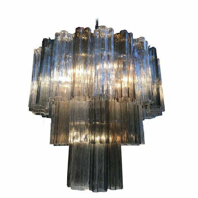 Murano Glass Sputnik Chandelier , Lot Of 2 Or A Pair Of Chandeliers photo vintage