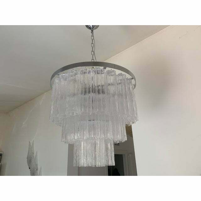 Murano Glass Sputnik Chandelier, Mazzega Style ,  Lot Of 2 Or A Pair Of Chandeliers photo vinterior