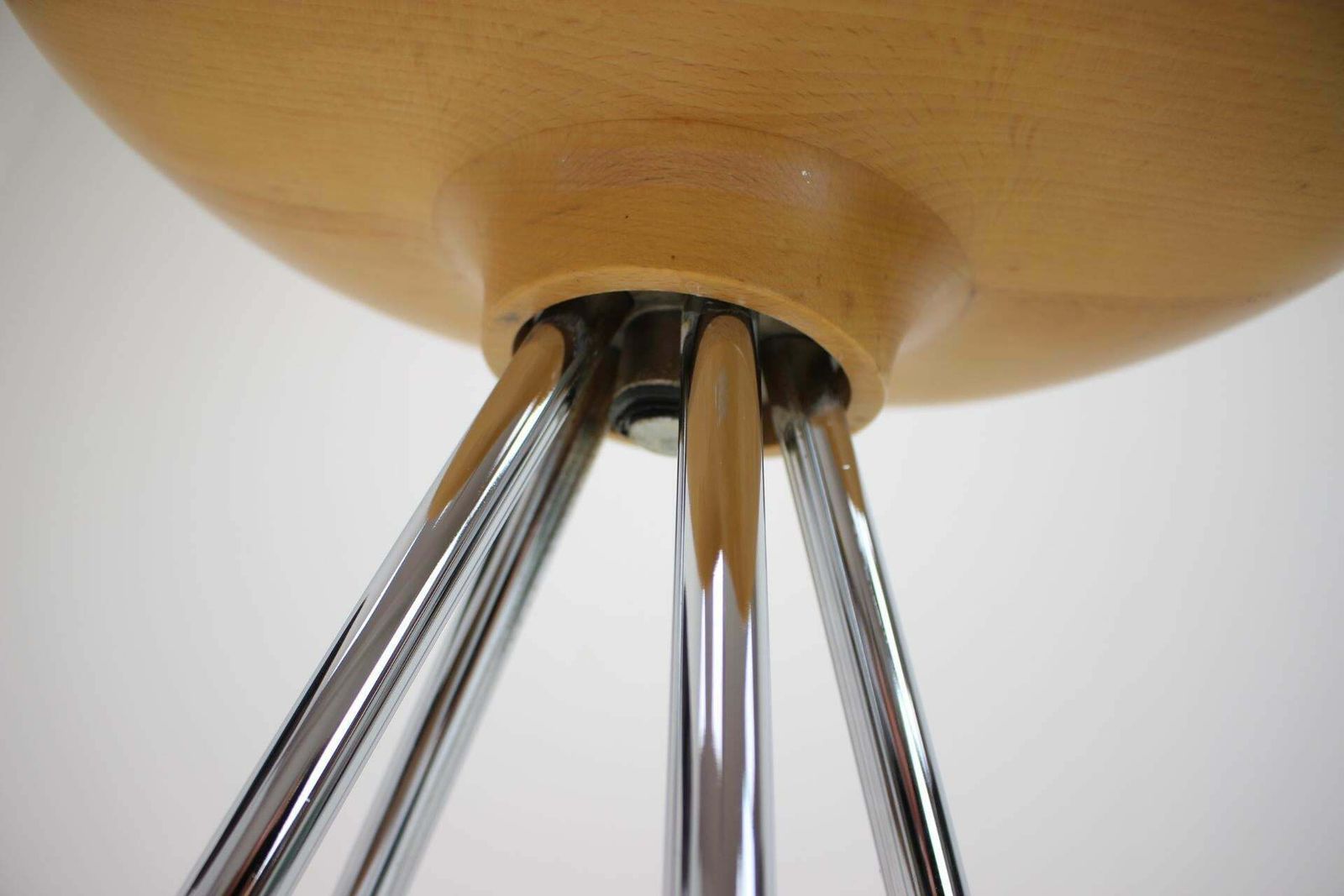 photo vinterior Set Of Four Beech Jamaica Bar Stools By Pepe Cortés, 1990s