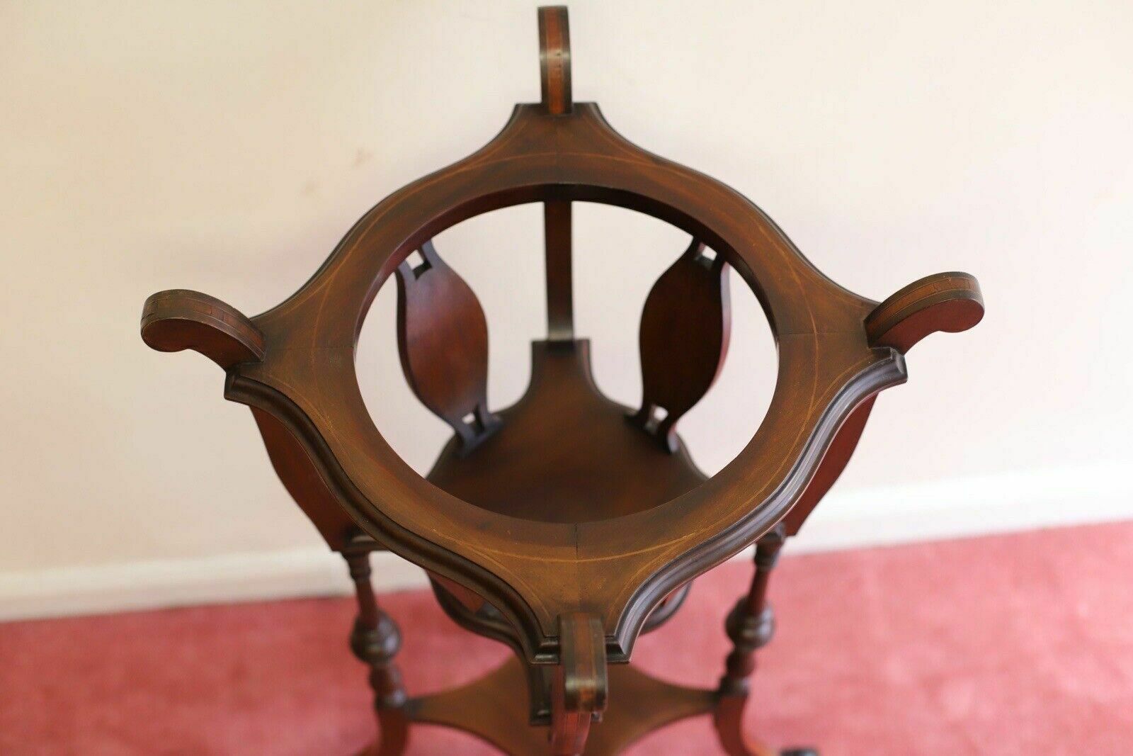 Home Decor Antique Edwardian Jardiniere Stand photo