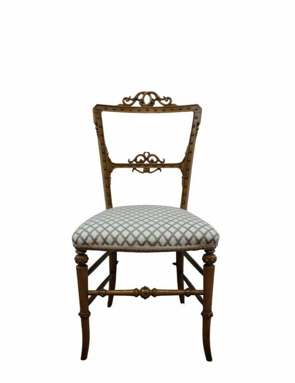 Beautiful Victorian Satin Walnut Bedroom Chair