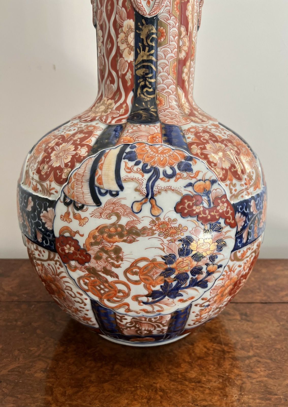 Superb Quality Unusual Large Antique 19th Century Japanese Imari Vase photo buy