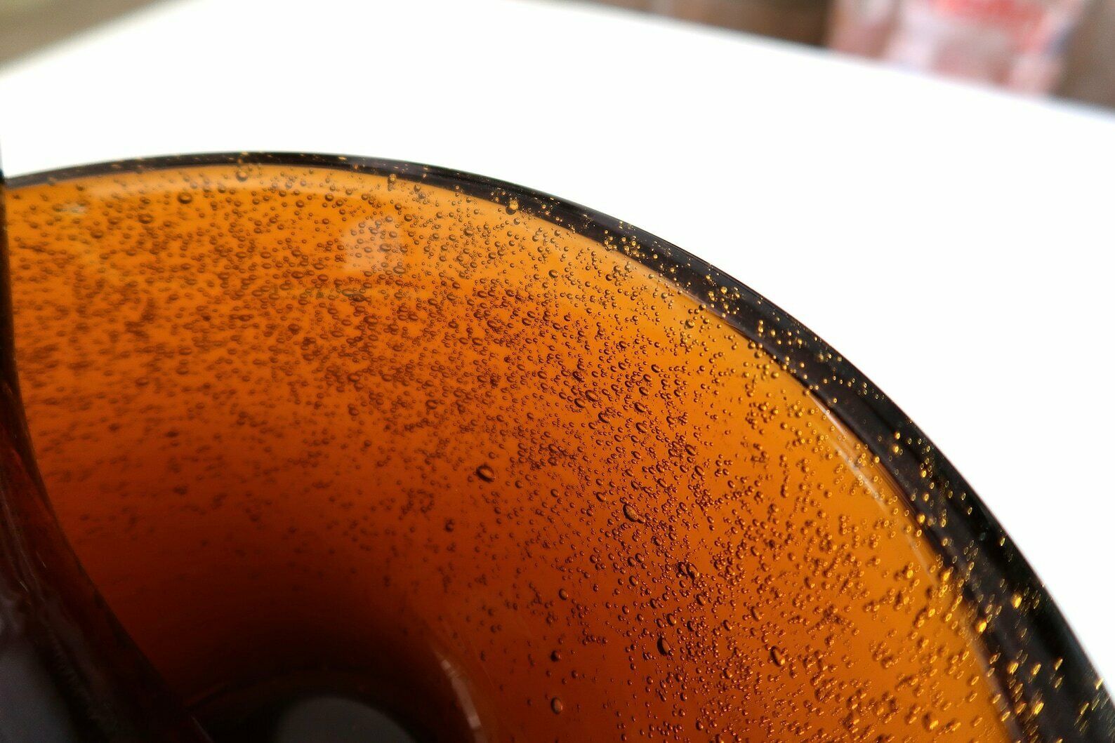 Franse Grote Amberkleurige Glazen Vijzel Met Stamper Uit Biot, Jaren 1970 / Costa Riviera, Boho Chic, Folk, France photo 245.0
