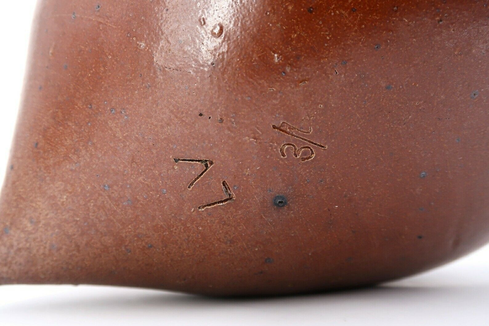 Pot en céramique française, forme de toupie, années 1950 / Vase, Wabi Sabi, poterie méditerranéenne, curiosité, coupe, Boho Chic photo vinterior
