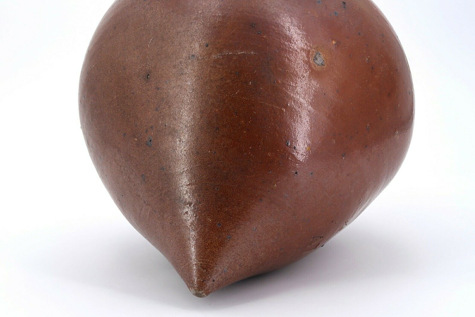 Pot en céramique française, forme de toupie, années 1950 / Vase, Wabi Sabi, poterie méditerranéenne, curiosité, coupe, Boho Chic photo buy