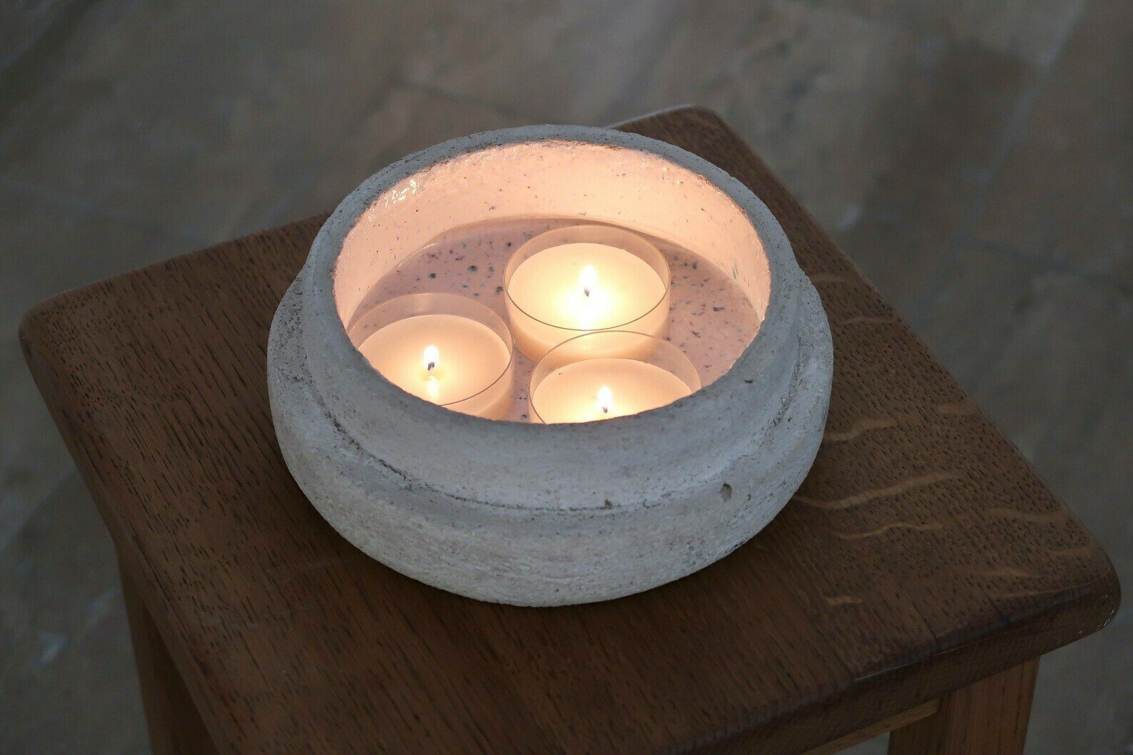 photo furniture French Ceramic Dome For Candles, Années 60 / Sculpture, Tealight Photophore White Ceramics
