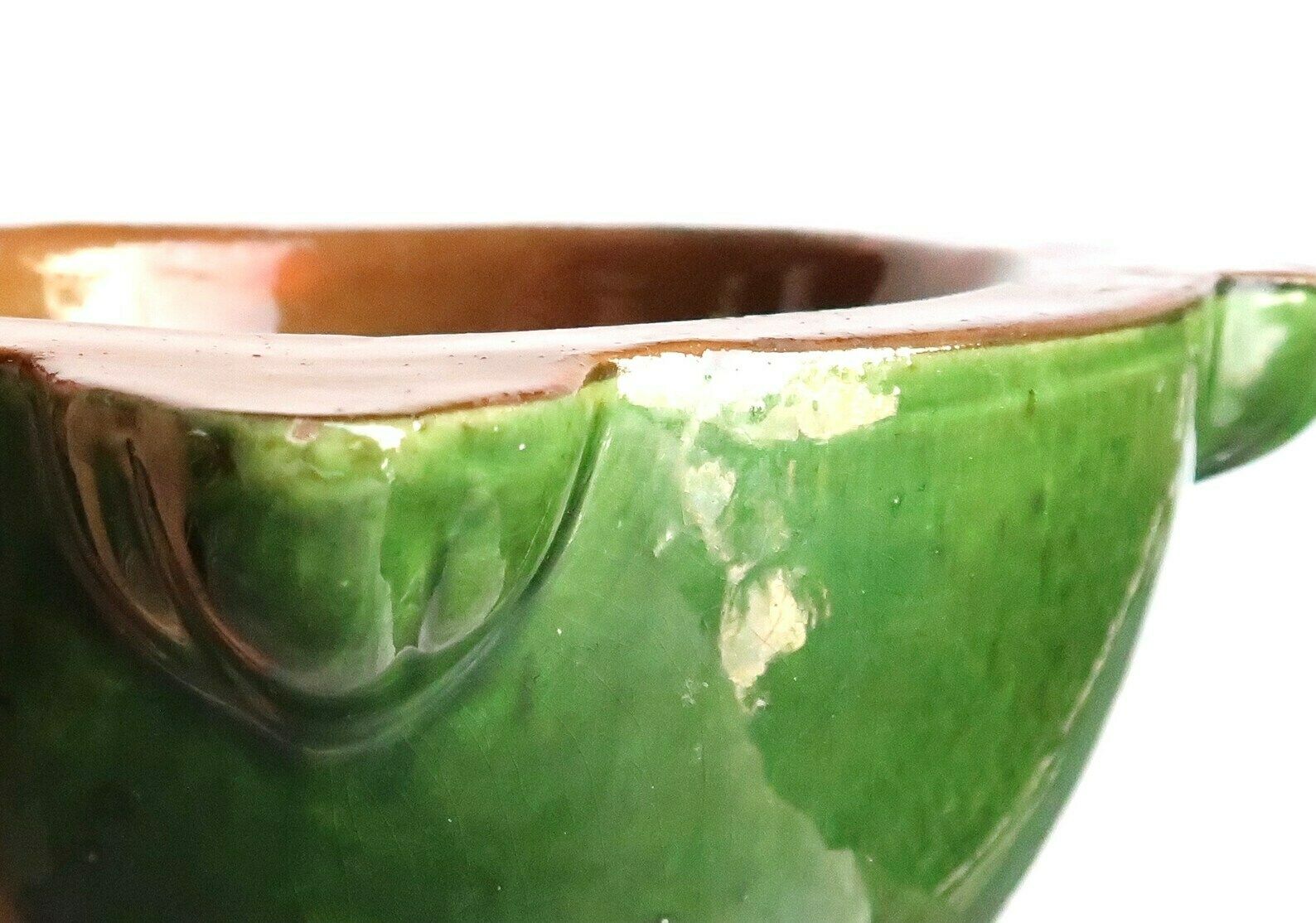 Franse Provençaalse Keramieken Vijzel, Ravel Pottery, Jaren 1950 / Keuken, Frankrijk, Groen photo buy