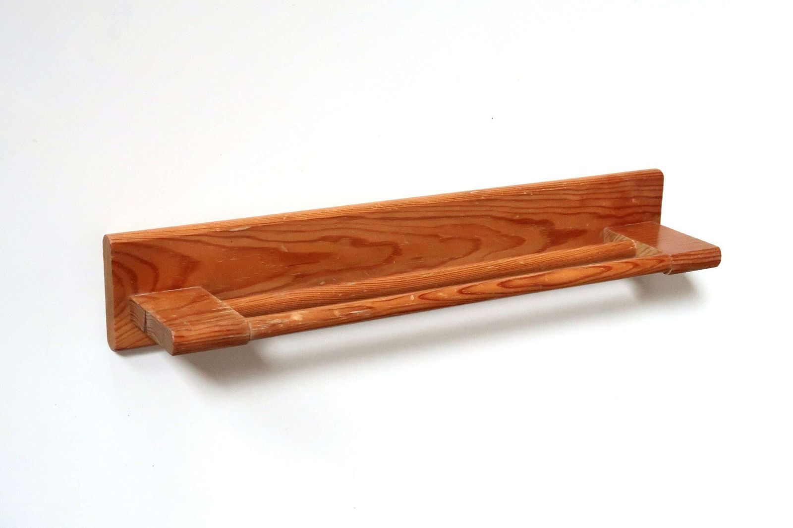 French Pin Wood Towels Holder, 1970s / Bathroom, Kitchen