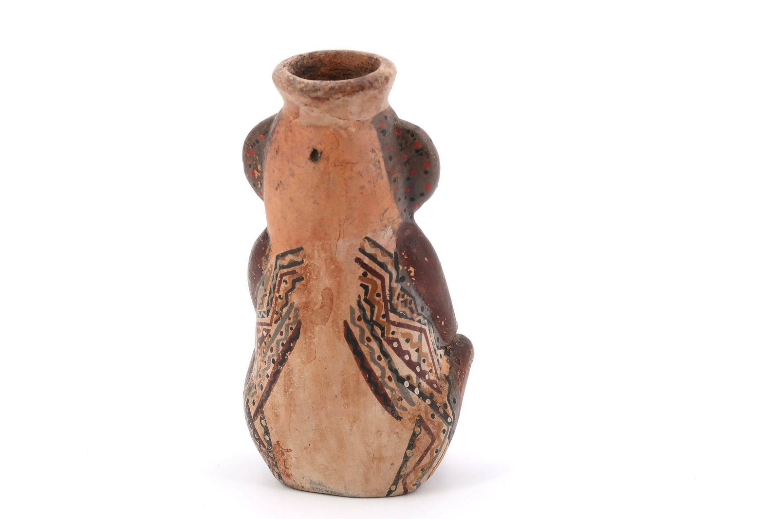 Peruaanse antropomorfe terracotta vaas, jaren 1970 / Sculptuur, Boho Chic, Primitieve Volkskunst, Tribale Kunst photo 179.0