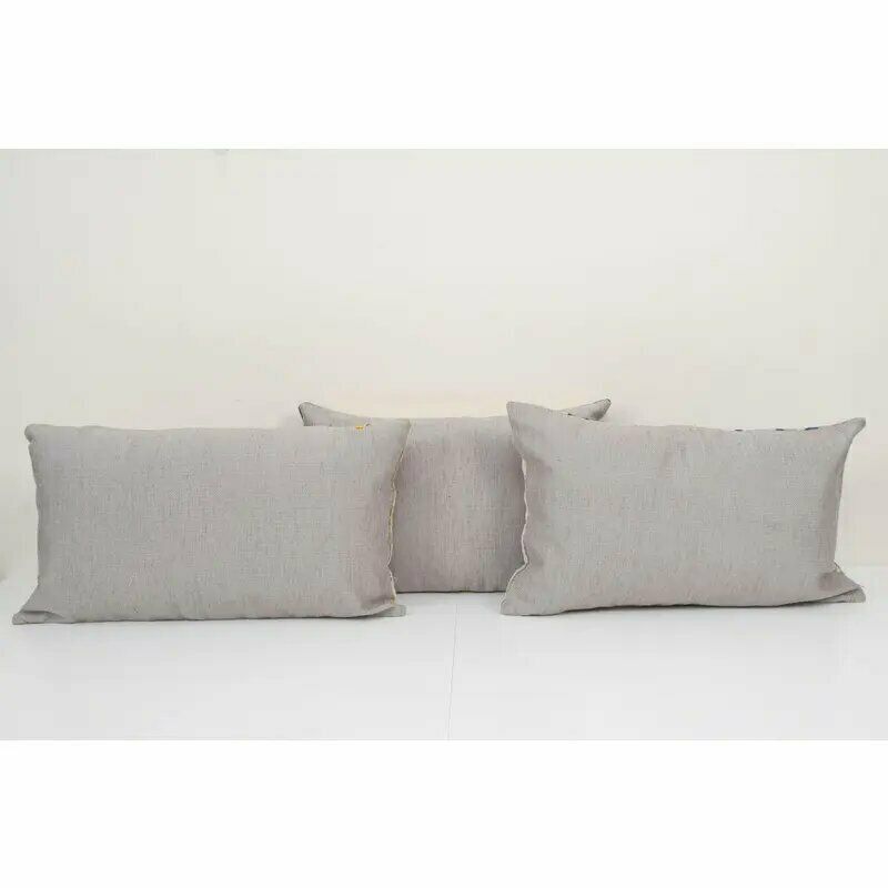 Ikat Velvet Pillow, Trible Animal Lumbar Pillows   Set Of 3 photo furniture