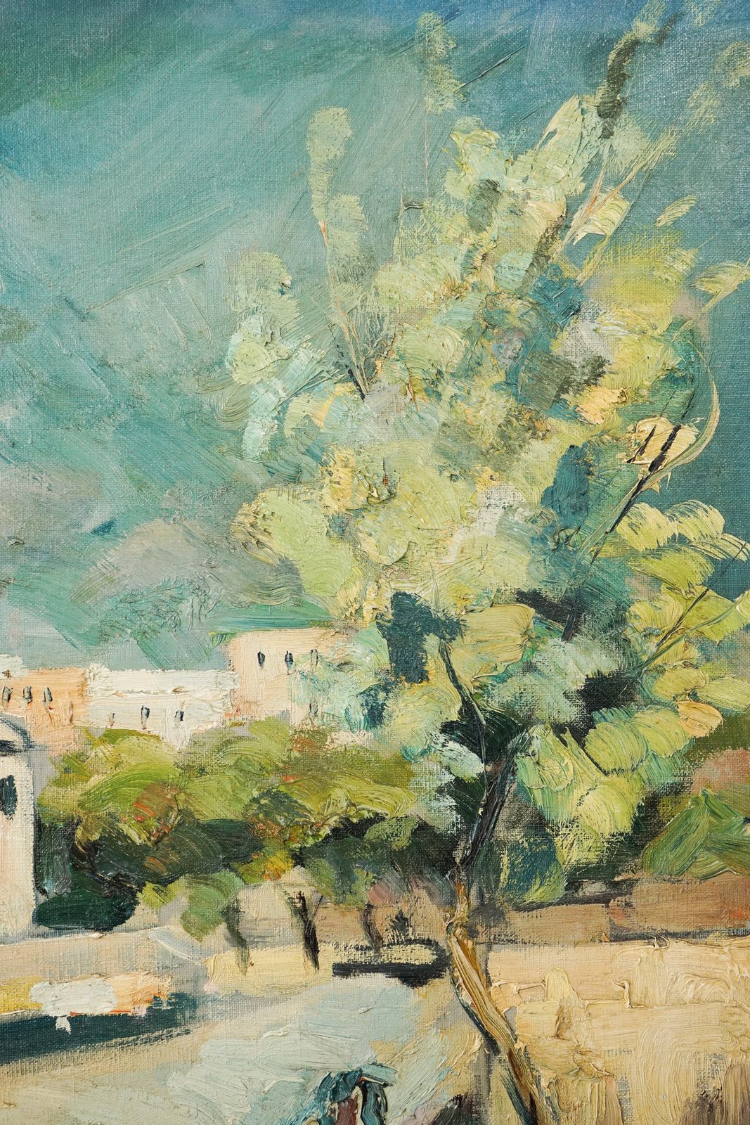 Impressionistisch Stadsgezicht, Ca. Jaren 1950 photo 780.0