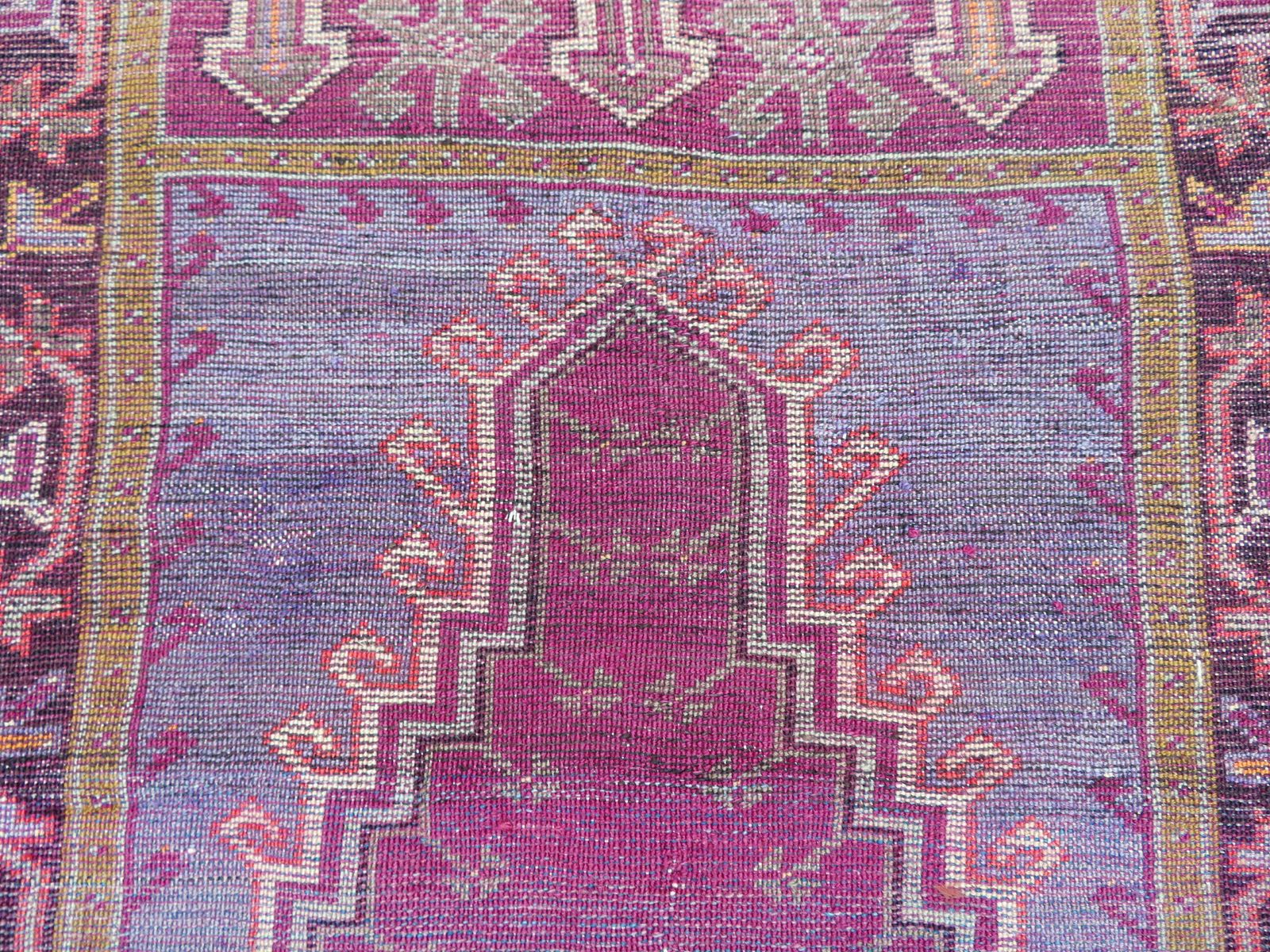 Unusual Antique Turkish Ladik/Maden Prayer Rug. North Central Anatolia. Late 19th Century. 176cm X 104cm. photo furniture