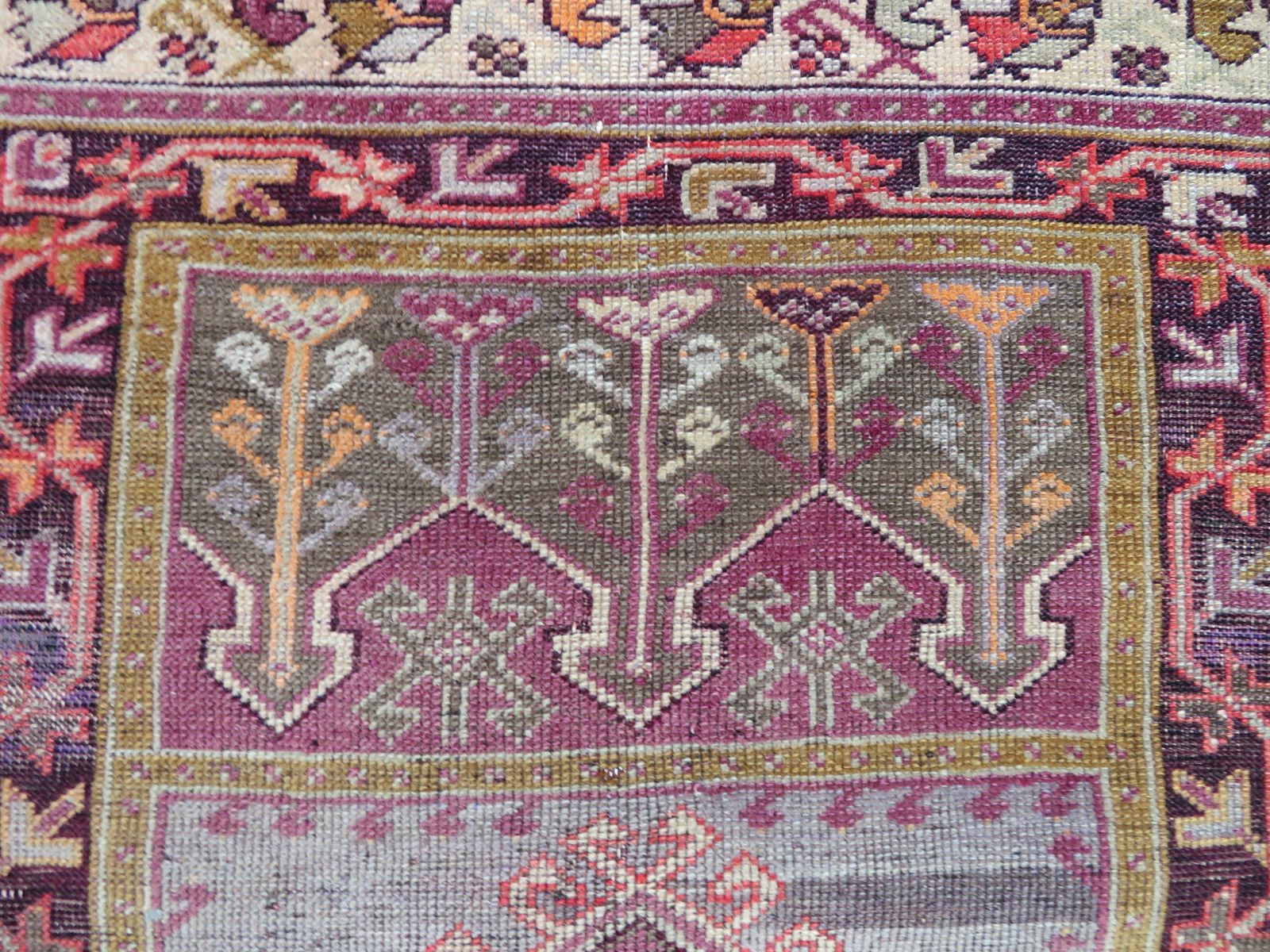 photo for sale Unusual Antique Turkish Ladik/Maden Prayer Rug. North Central Anatolia. Late 19th Century. 176cm X 104cm.