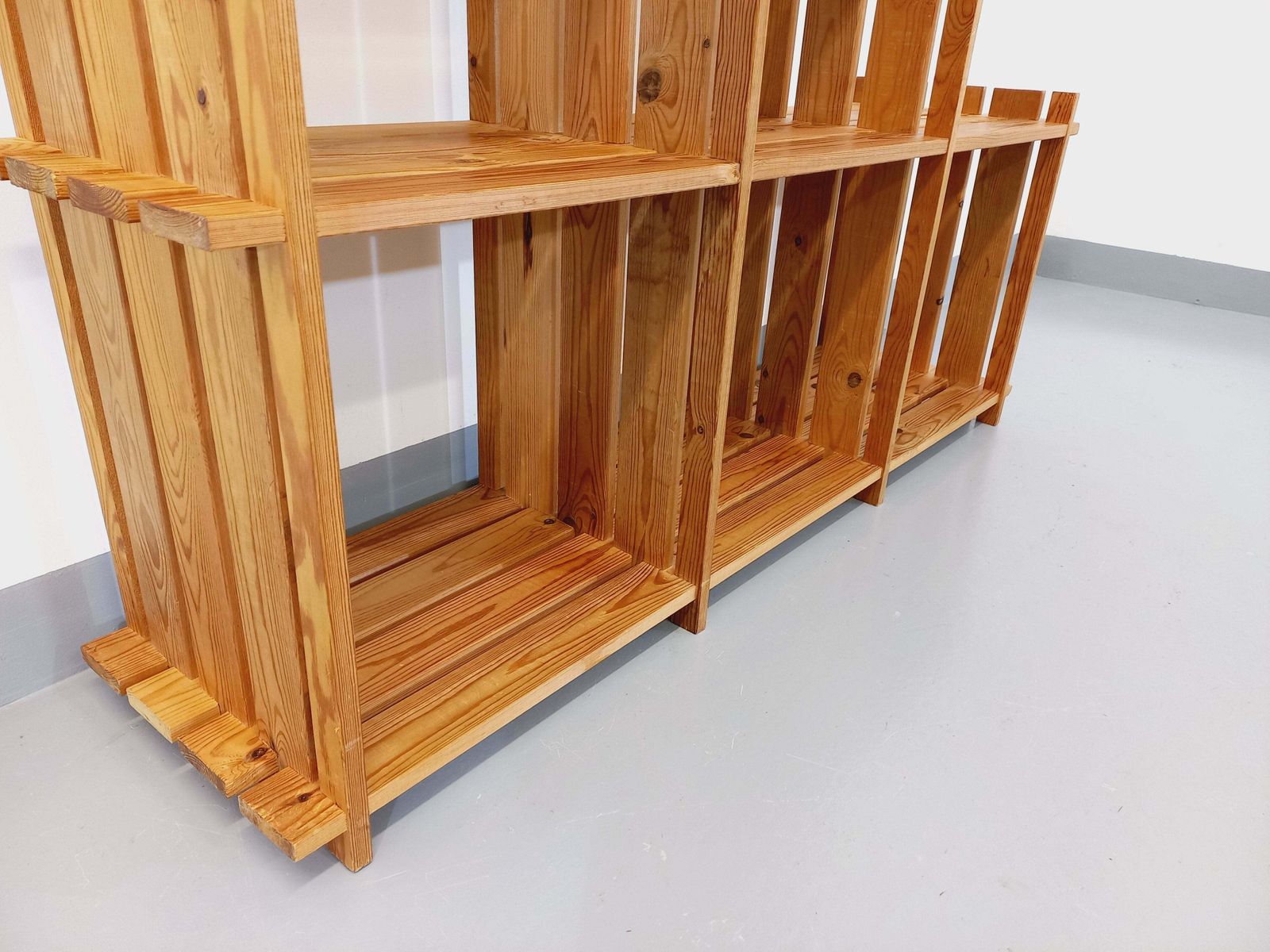 Pine Staircase Bookcase, 1980s photo buy