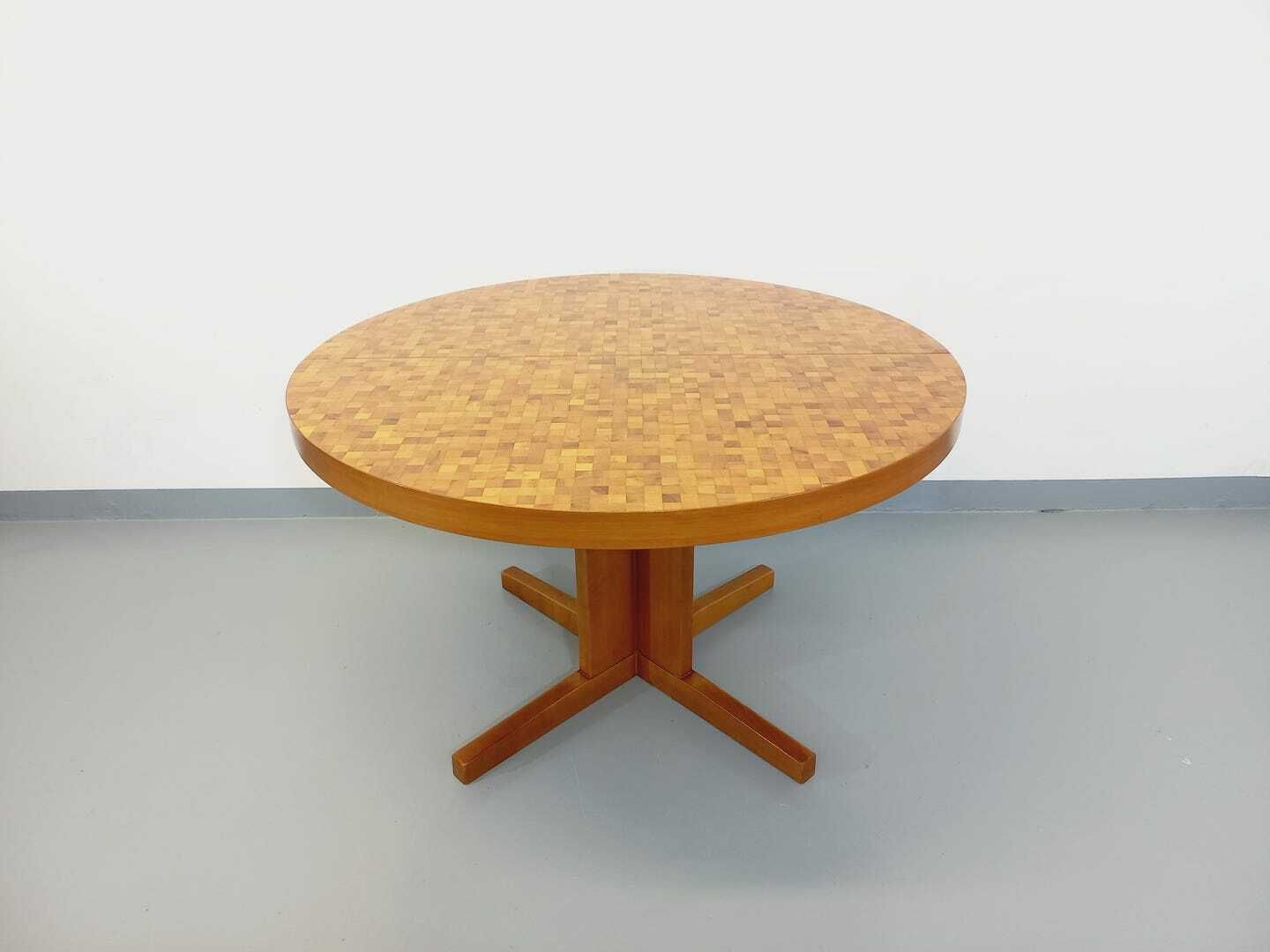 Dieter Waeckerlin Round Table In Teak And Walnut