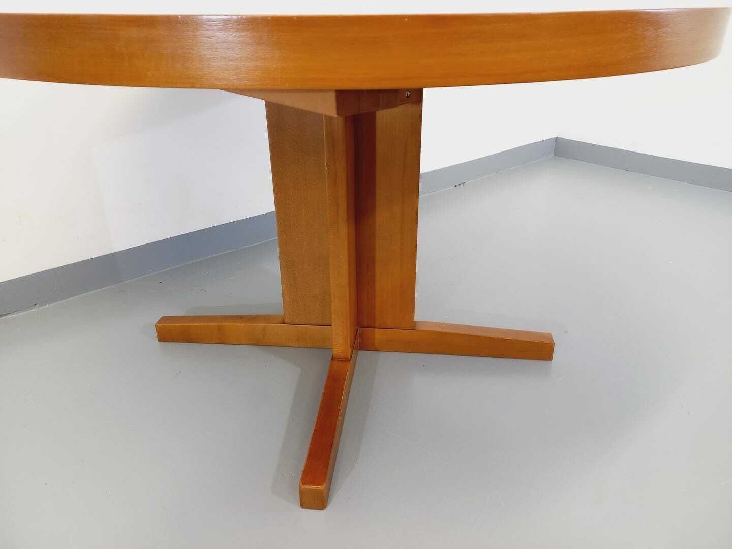 Dieter Waeckerlin Round Table In Teak And Walnut photo vinterior