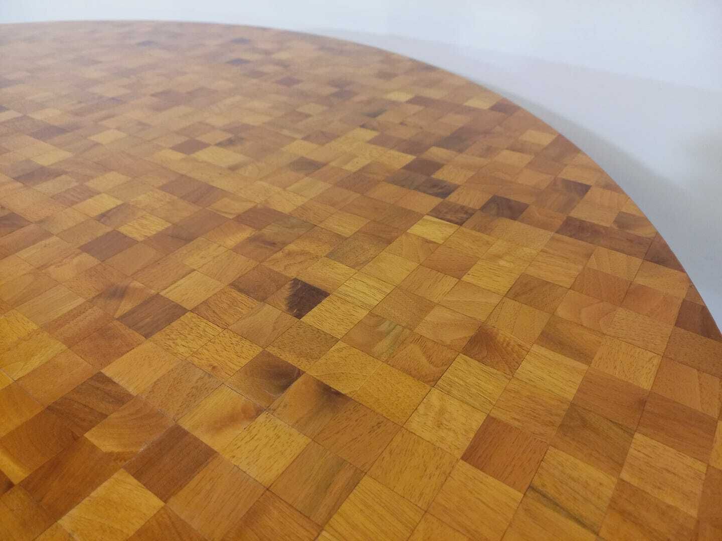 photo vinterior Dieter Waeckerlin Round Table In Teak And Walnut
