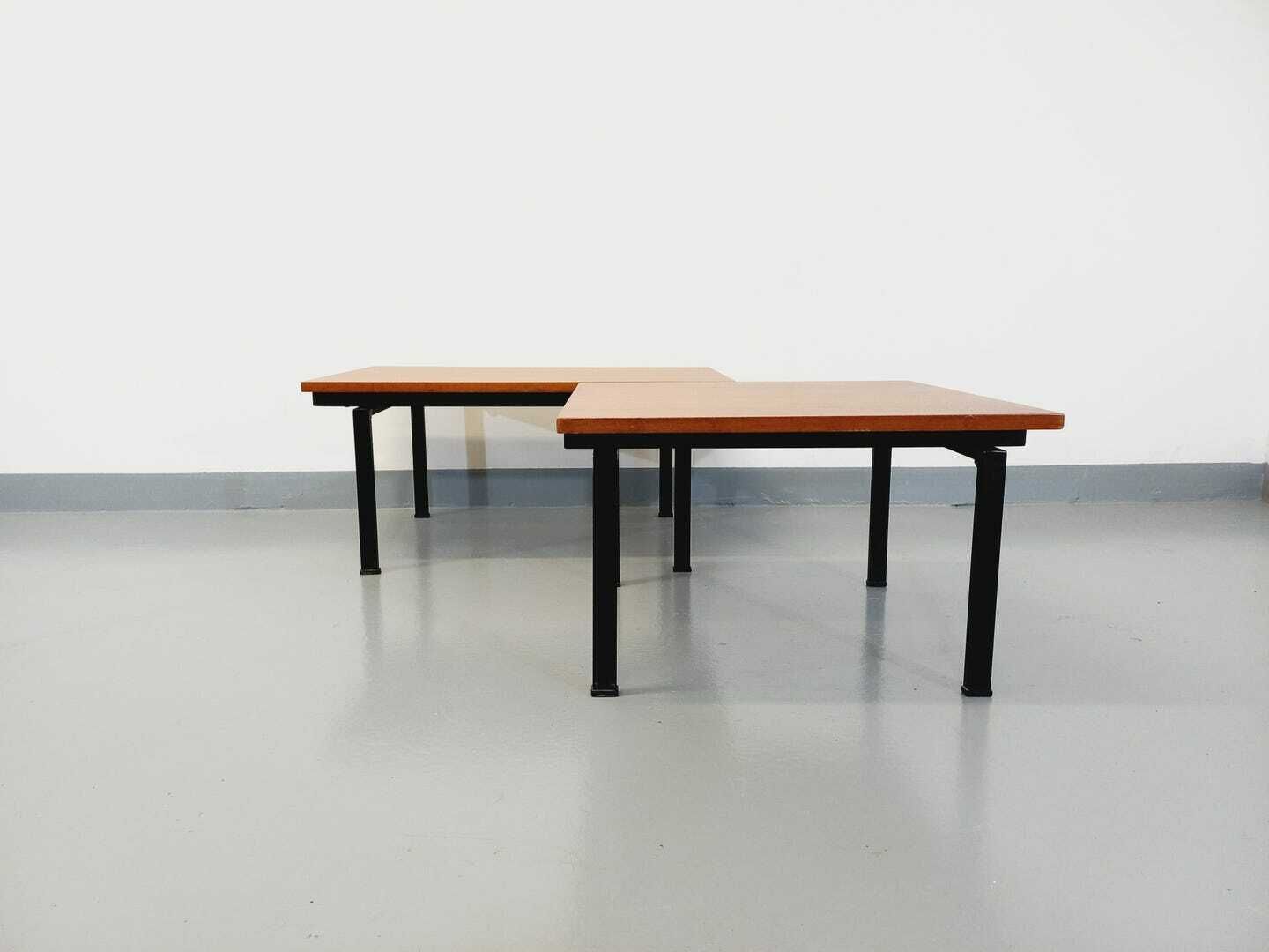 2 tables basses Isa en teck, années 1960 photo for sale