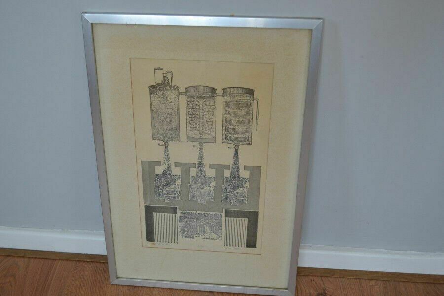 Vintage Print  Etching