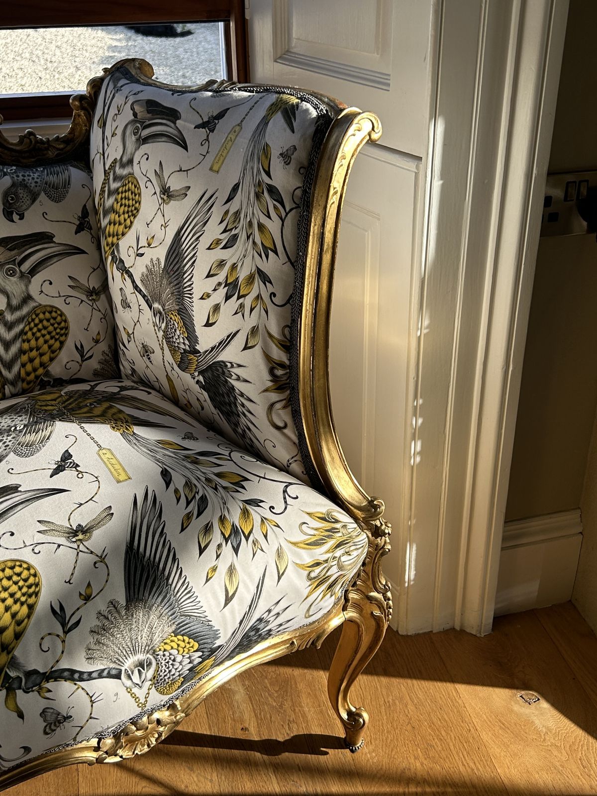 19th Century Giltwood French Occasional  Salon Chair photo Furniture