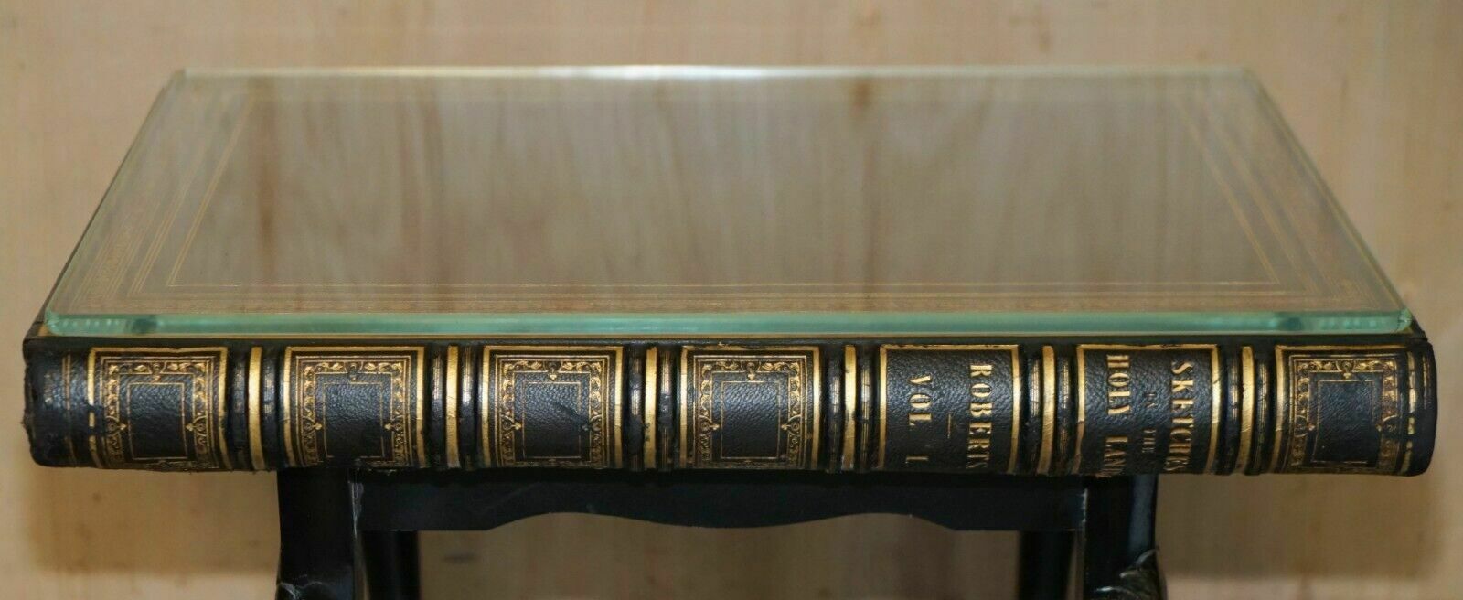 Pair Of Faux Book Topped Side End Lamp Wine Tables On Elegant Cabriole Legs photo 1350.0