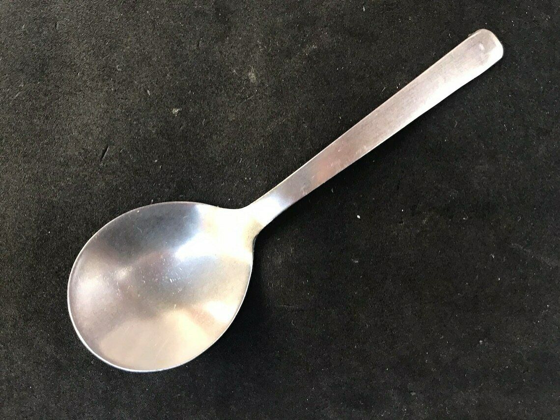 Kay Bojesen Vintage Jam Spoon Replacement Stainless Steel Scandinavian Flatware Replacement Danish 1950s Stainless Flatware Boho Chic photo vinterior
