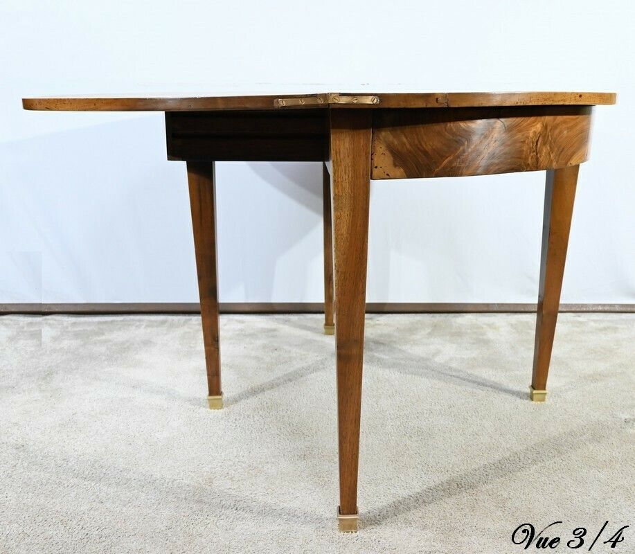 Furniture Walnut Table, Directoire Period – 1810 photo