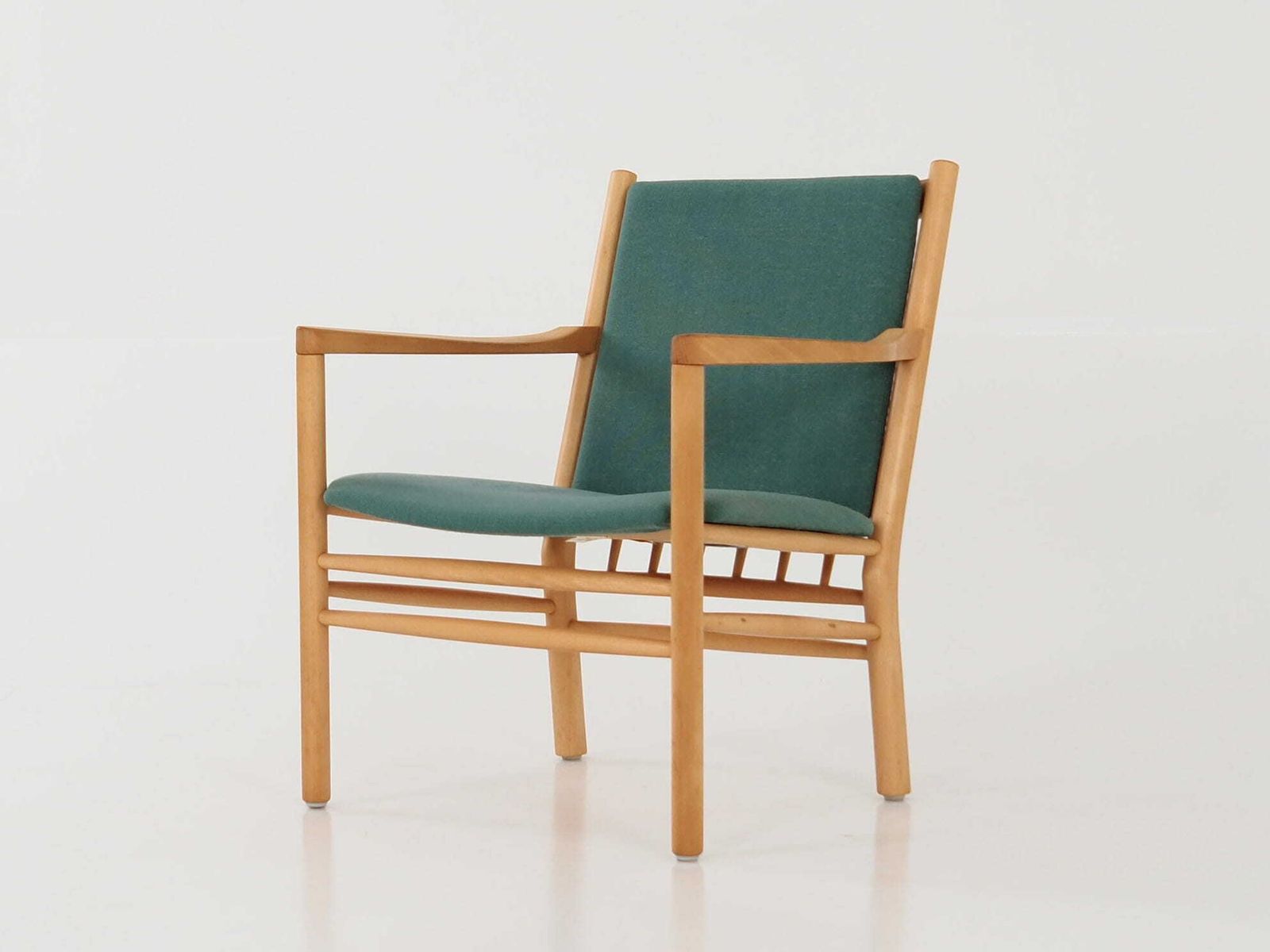 Beech Armchair, Danish Design, 1970s, Designer: Erik Ole Jørgensen, Manufacture: Tarm Stole & Møbelfabrik photo for sale