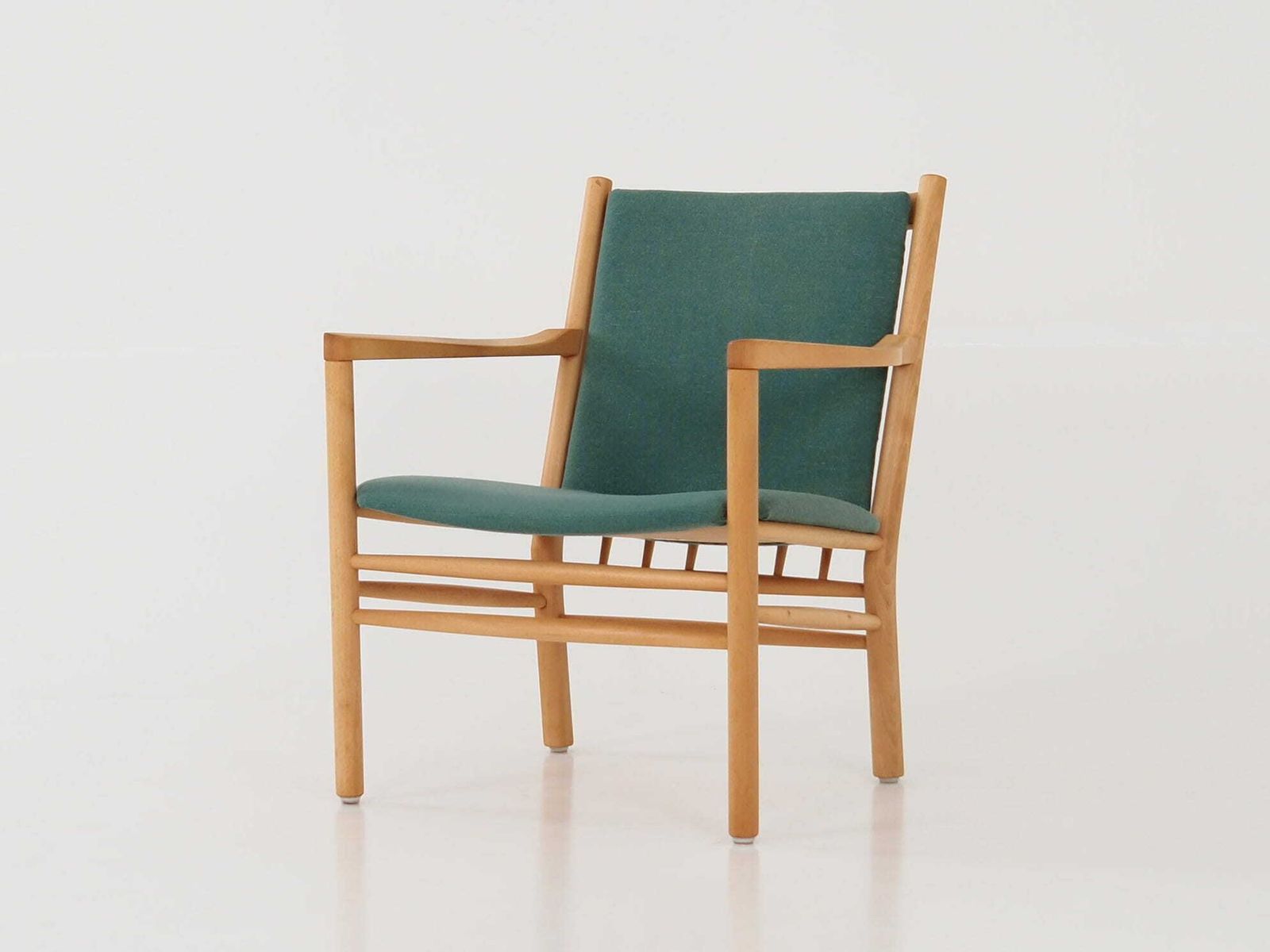 Beech Armchair, Danish Design, 1970s, Designer: Erik Ole Jørgensen, Manufacture: Tarm Stole & Møbelfabrik photo for sale