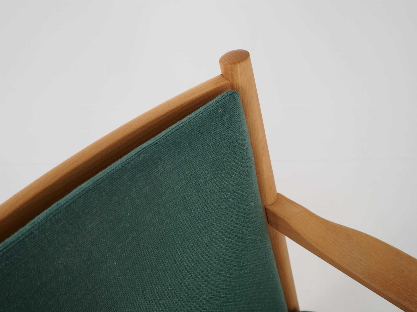 Furniture Beech Armchair, Danish Design, 1970s, Designer: Erik Ole Jørgensen, Manufacture: Tarm Stole & Møbelfabrik photo