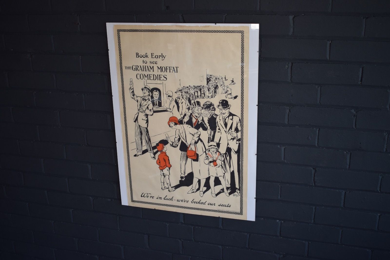 Art Deco Theatre Poster 'The Graham Moffat Comedies' photo furniture