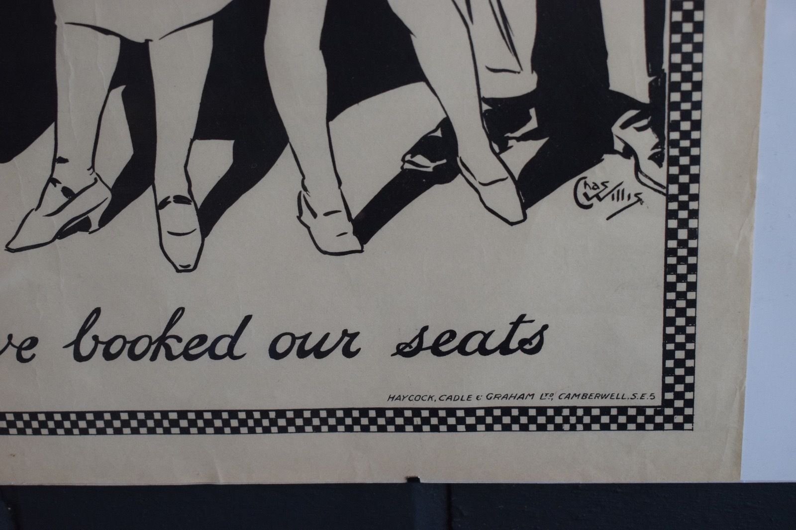 Art Deco Theatre Poster 'The Graham Moffat Comedies' photo for sale