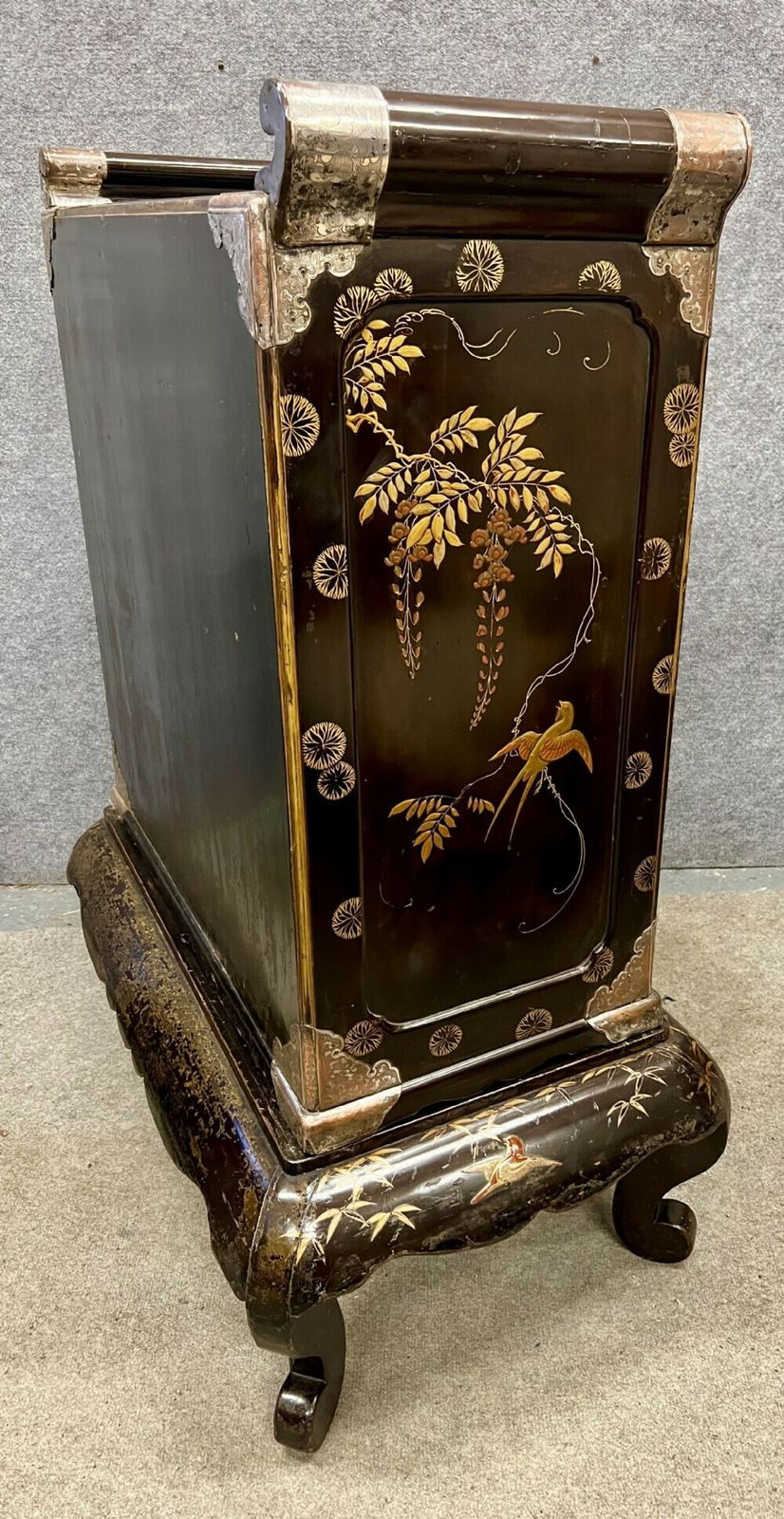 photo buy Japanese Meiji Period Shodana Cabinet On Stand
