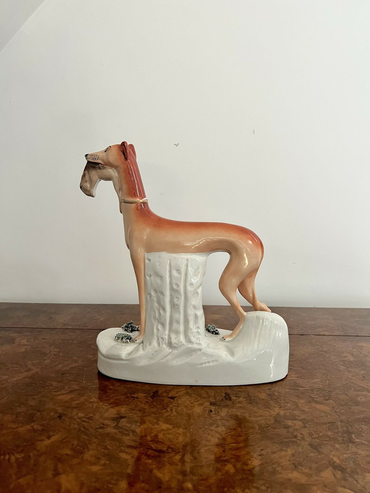 Unusually Large Antique Staffordshire Greyhound photo 425.0