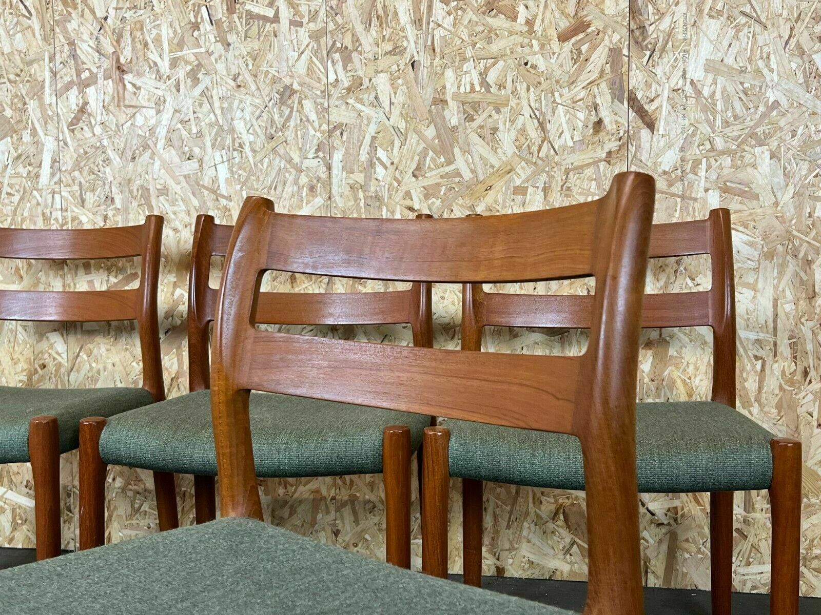 4x 60s 70s Chairs Teak Dining Chair Niels O. Möller For Jl Møllers 60s photo buy