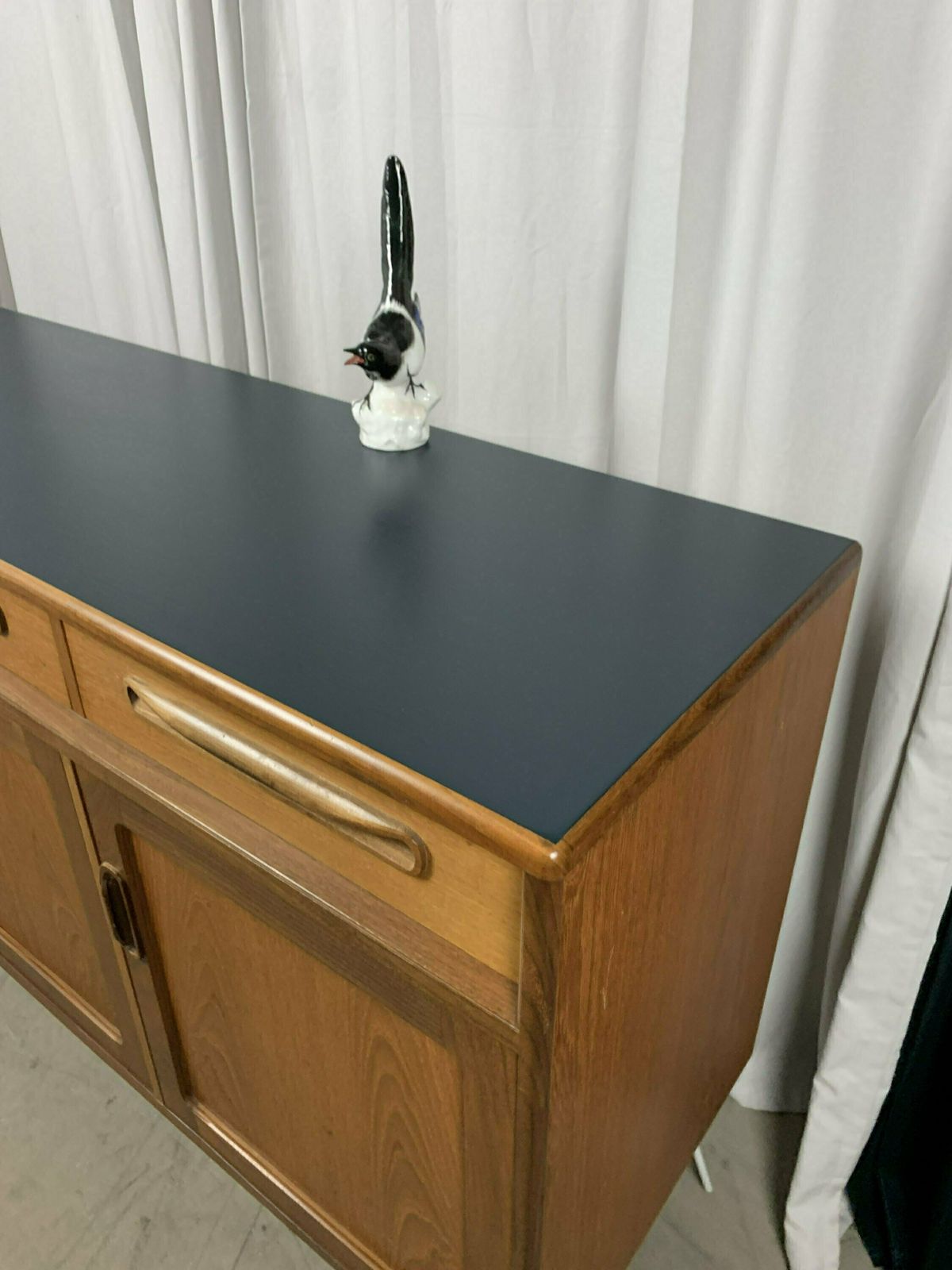 G Plan Fresco Sideboard With Painted Teal Top & Brand New Hairpin Legs photo buy