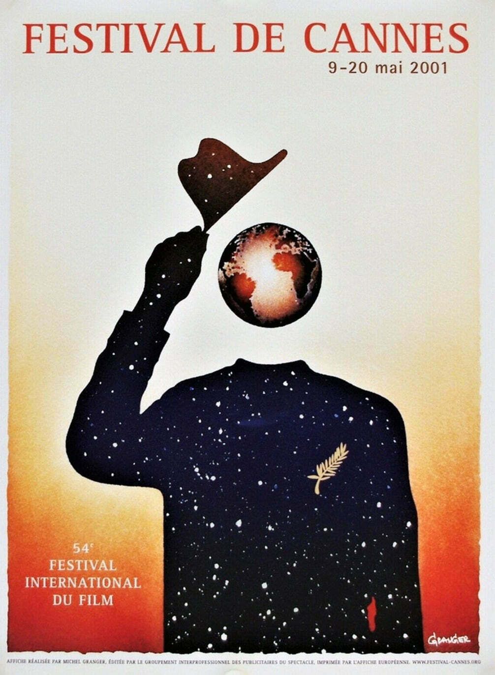 Cannes Film Festival 2001 Original Vintage Poster