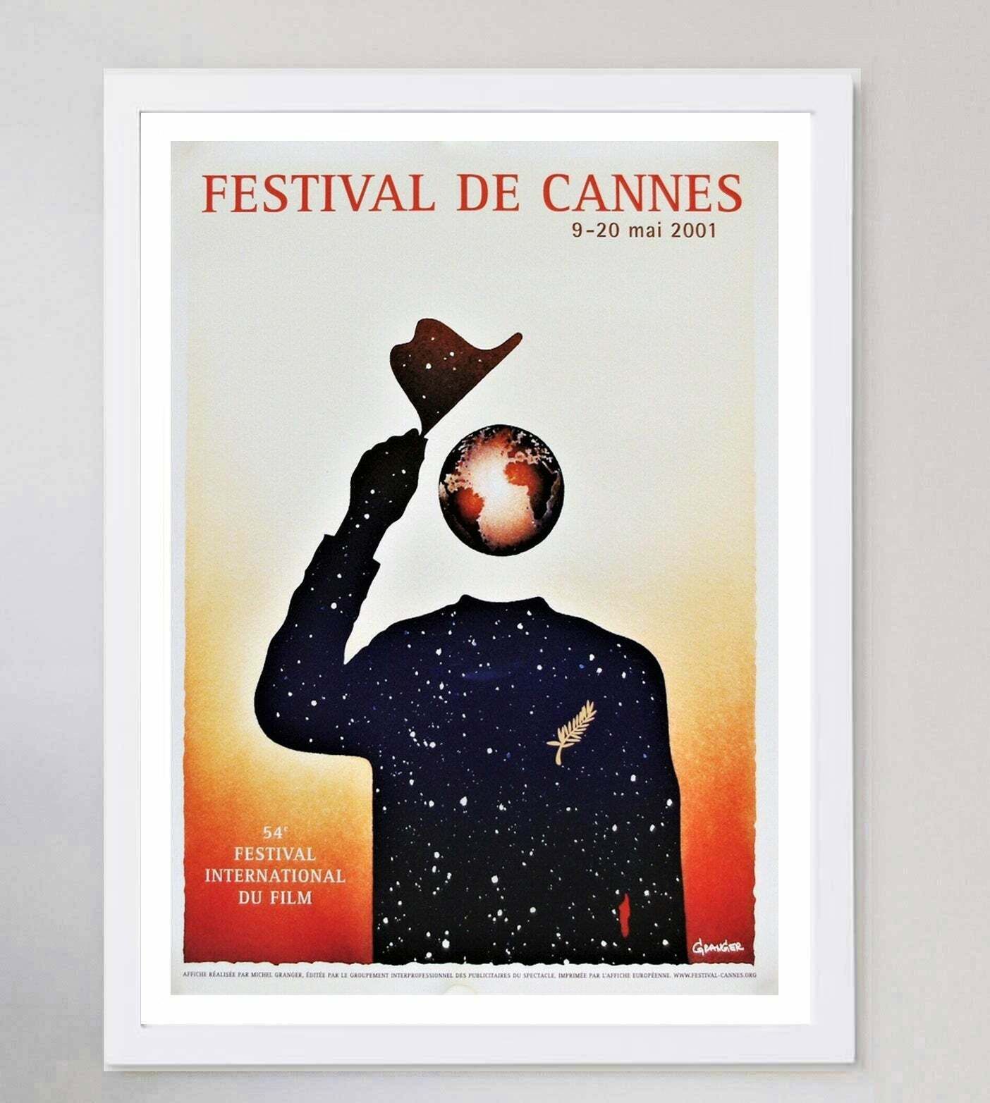 Cannes Film Festival 2001 Original Vintage Poster photo for sale