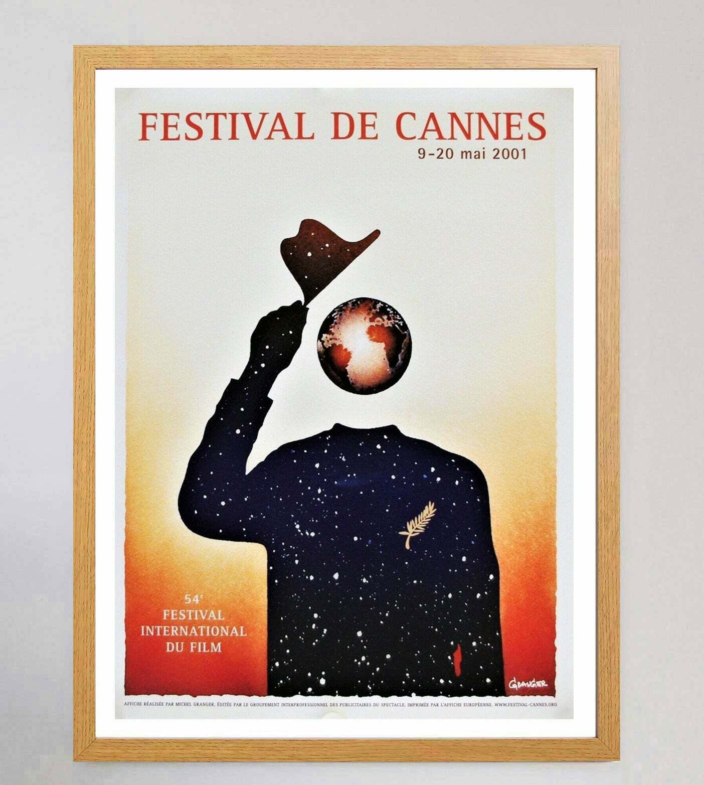 Cannes Film Festival 2001 Original Vintage Poster photo Art
