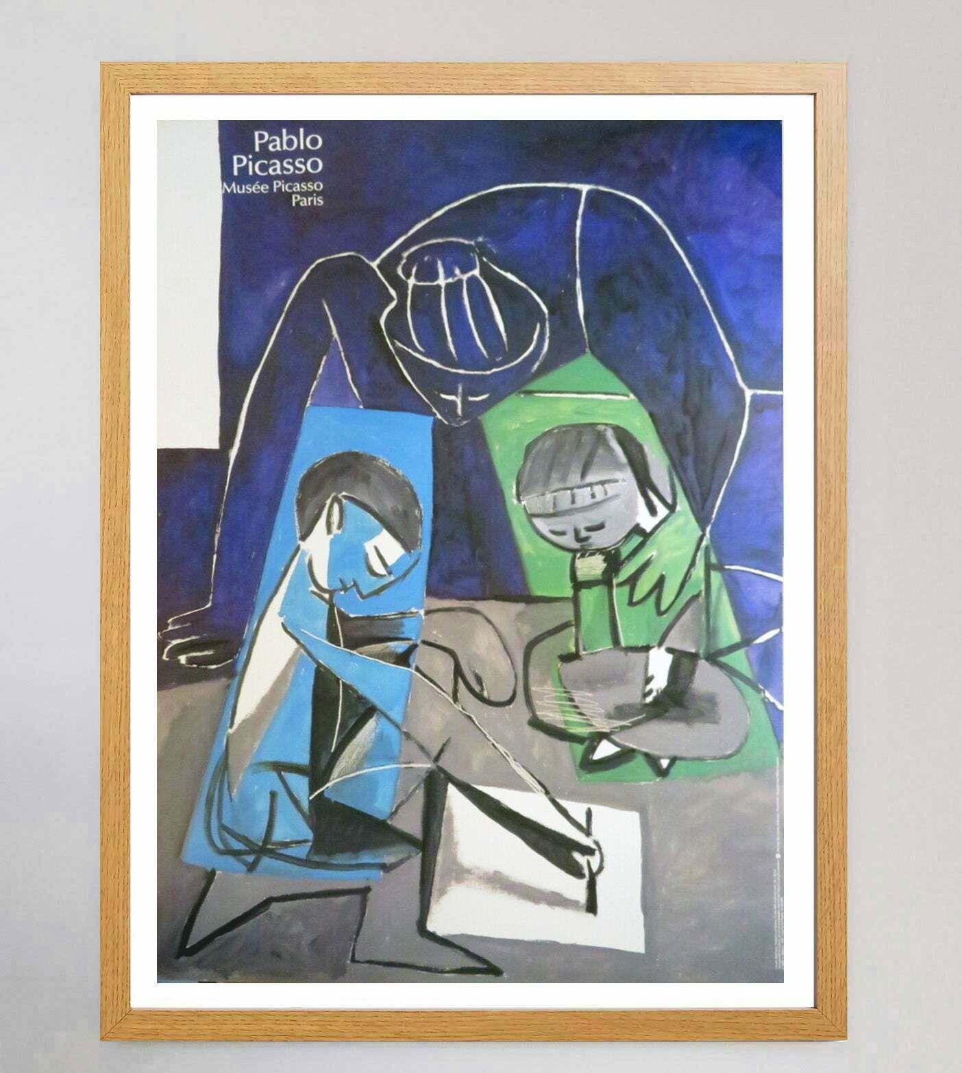 Pablo Picasso   Claude Drawing Françoise And Paloma Original Vintage Poster photo Art