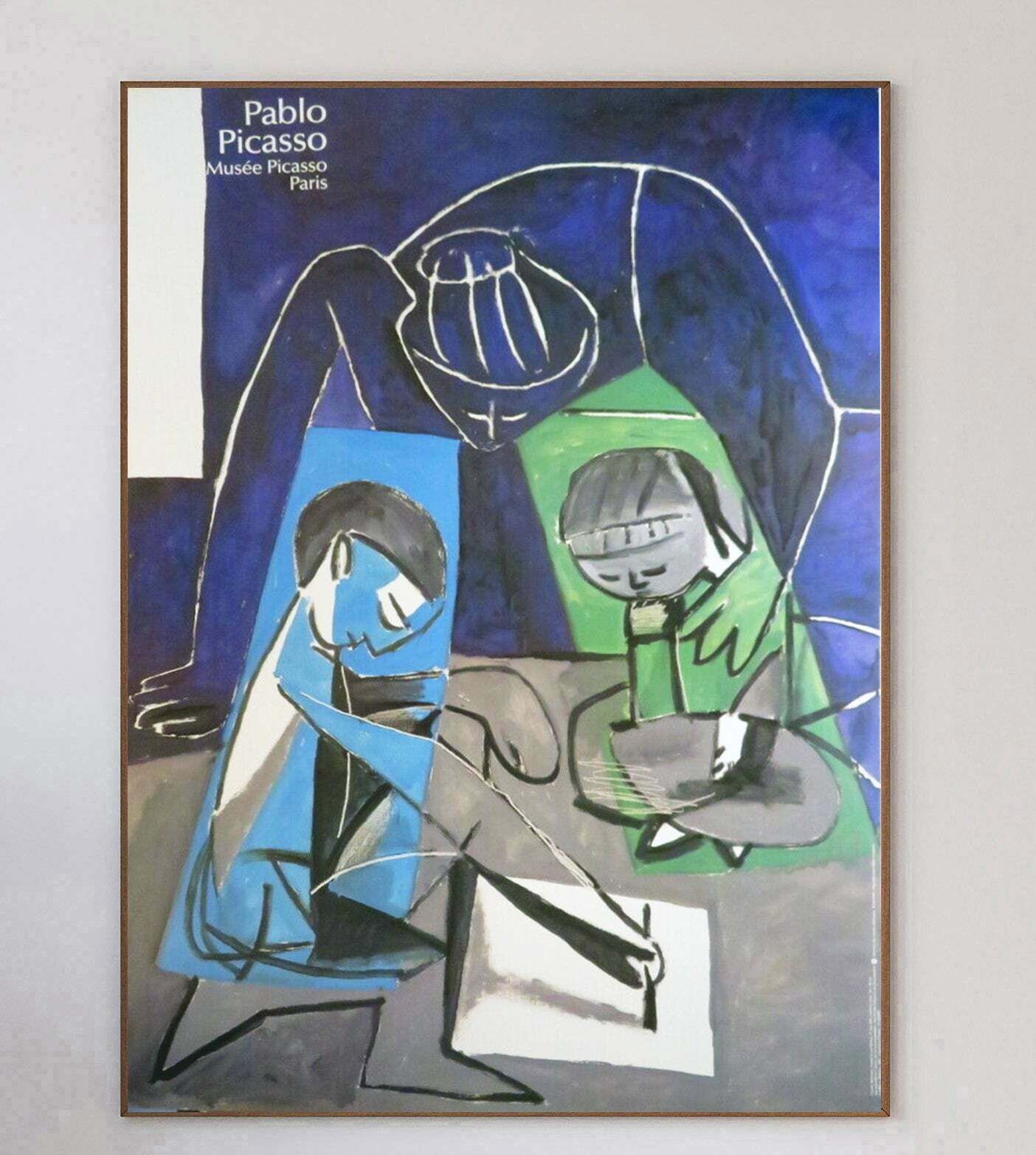 Pablo Picasso   Claude Drawing Françoise And Paloma Original Vintage Poster photo 253.0