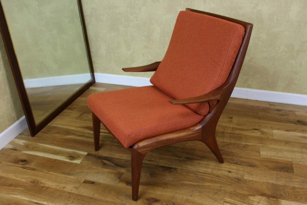 Quality British Sculptured 1960s Teak Armchair photo Furniture